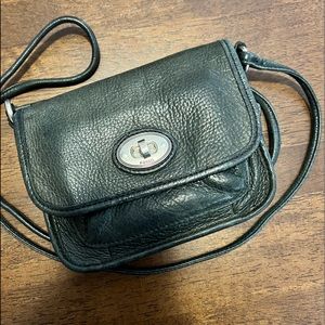 Fossil Mini Leather Crossbody